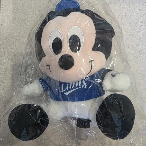 [BUNJANG] Samsung Lions Mickey Mouse Plush Toy / 삼성 라이온즈 미키마우스 봉제인형
