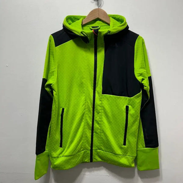 [BUNJANG] Adidas Climawarm Fluorescent Hoodie Zip-up Size 100 / 아디다스 형광색 후드집업 클라이마웜 100사이즈