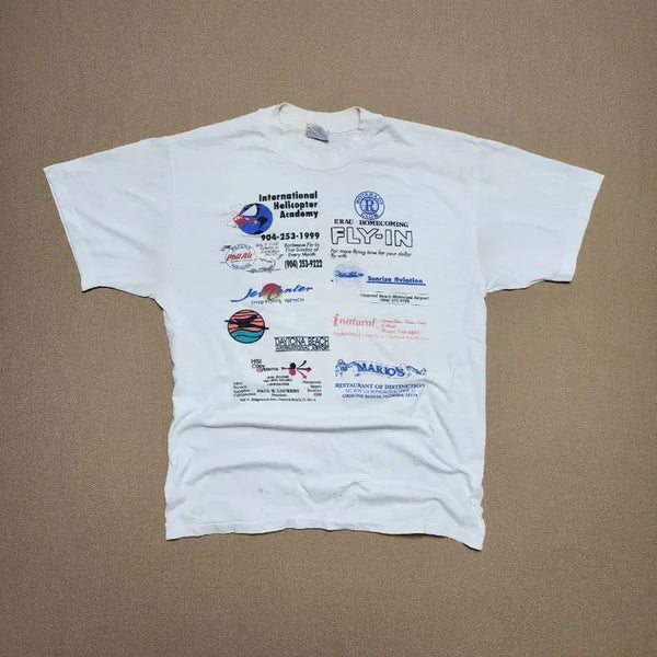 [BUNJANG] 80s Hanes Fifty-Fifty Single Stitch Half-Sleeve T-Shirt / 80s Hanes Fifty-Fifty FLY-IN 싱글스티치 반팔티23