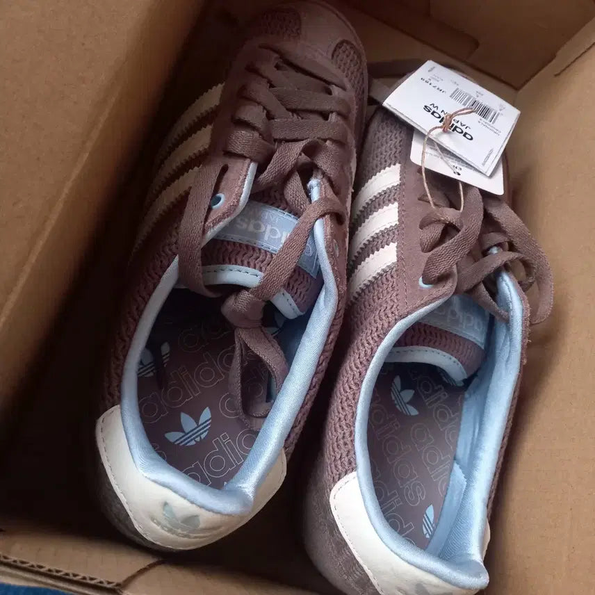 [BUNJANG] Adidas Japan Brown/Light Blue Sneakers / 아디다스 재팬 245