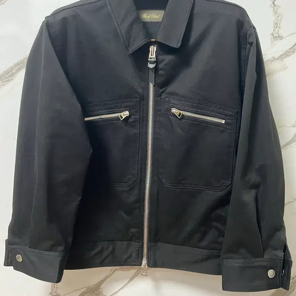 [BUNJANG] Rich Clad Black Trucker Jacket L (100) / 리치클래드 블랙 트러커 자켓 L (100) 새상품