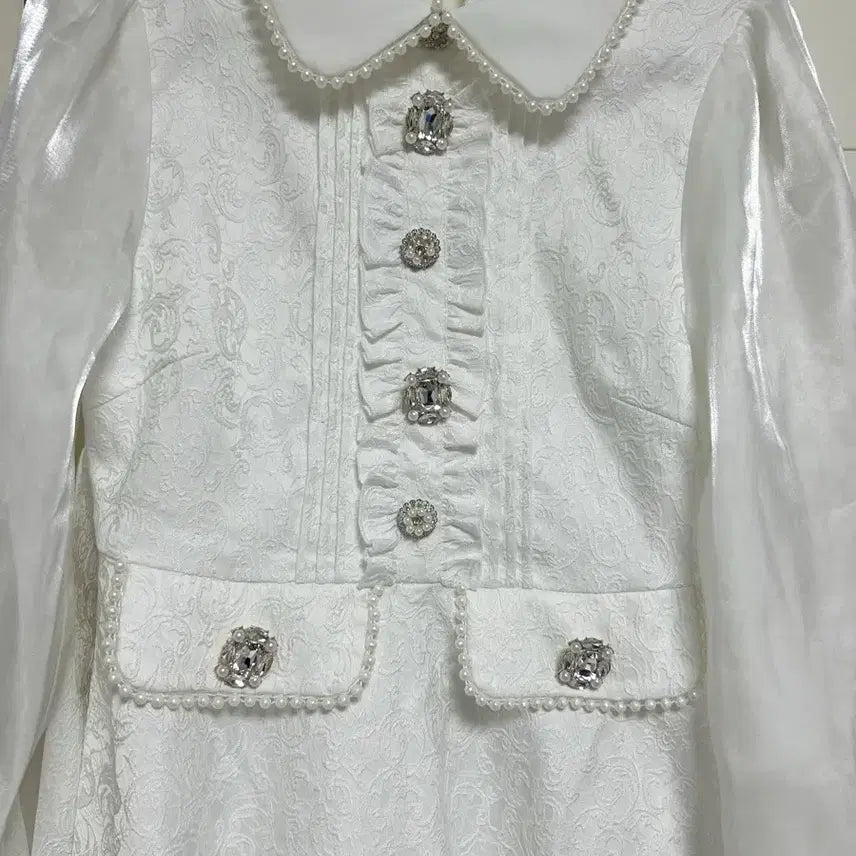 [BUNJANG] Manon Tokyo White Dress / 급전) manon tokyo 마농 도쿄 양산형 원피스