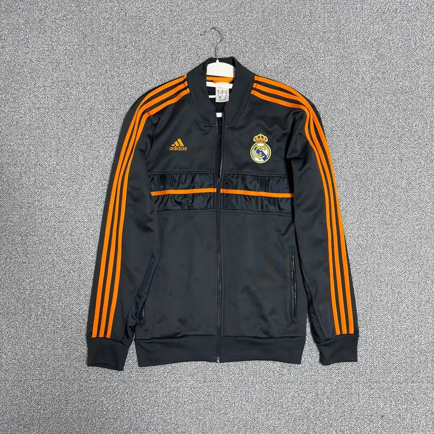 [BUNJANG] Adidas Real Madrid Jersey Track Top Black Orange S / 아디다스 레알 마드리드 져지 블랙 오렌지 S 트랙탑 주황