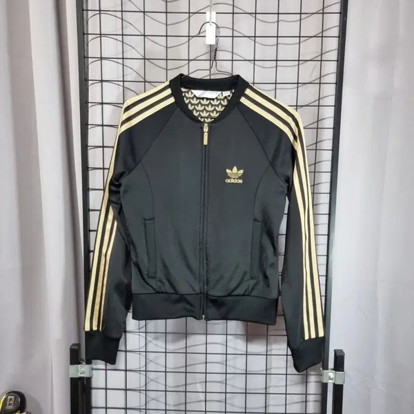 [BUNJANG] Adidas Europa Medalist Tracktop Black/Gold Back Logo / 아디다스 져지 유로파 메달리스트 트랙탑 백로고 검골 85