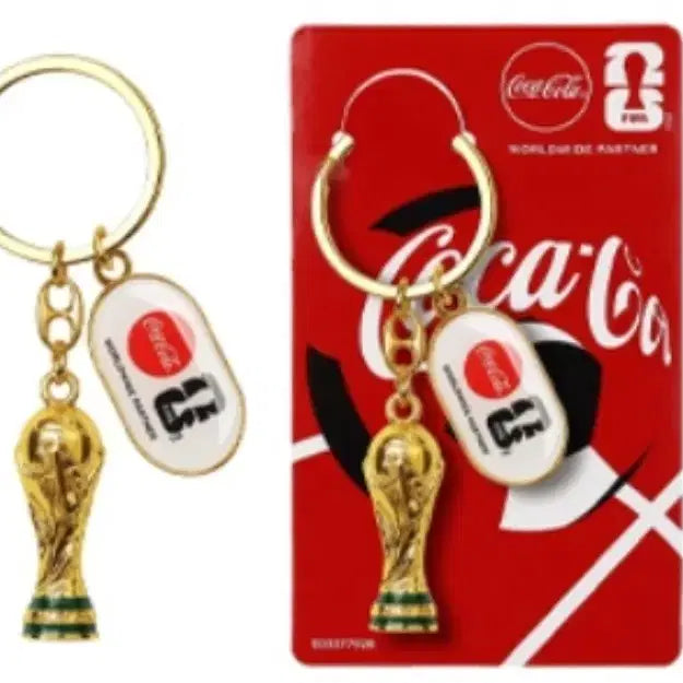 [BUNJANG] Coca-Cola World Cup Trophy Keyring / 코카콜라 월드컵 트로피 키링