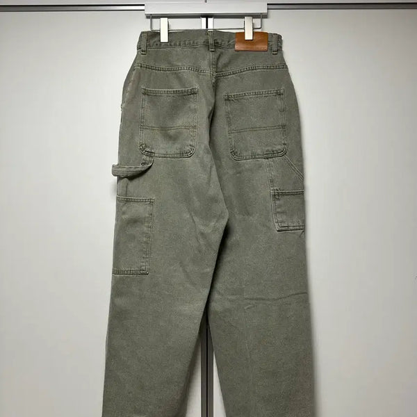 [BUNJANG] Wecanders Draggy Work Pants (Olive) / [M] 위캔더스 DRAGGY WORK PANTS (OLIVE)