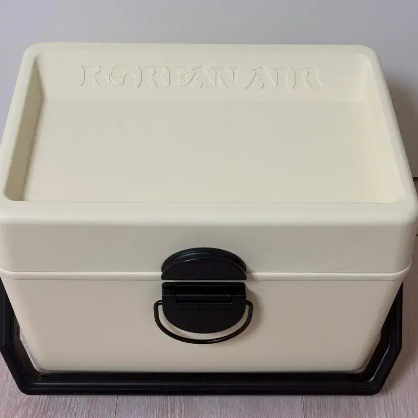 [BUNJANG] Korean Air Cream Color Camping Picnic Ice Box / 대한항공 캠핑용 피크닉용 아이스박스 크림색
