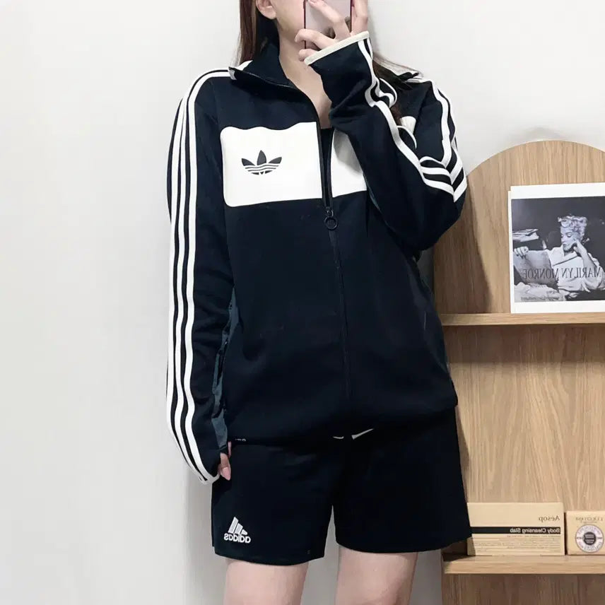 [BUNJANG] Adidas Black STR DIVER X Trefoil Jersey Size 95 / 아디다스 블랙 STR DIVER X 트레포일 져지 [ 95 ]