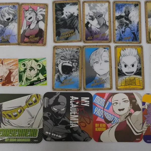 [BUNJANG] My Hero Academia Original Art Exhibition Gilded Clear Card Todoroki - Bundle Set / [일괄] 나히아 히로아카 원화전 금박클리어 카드 토도로키
