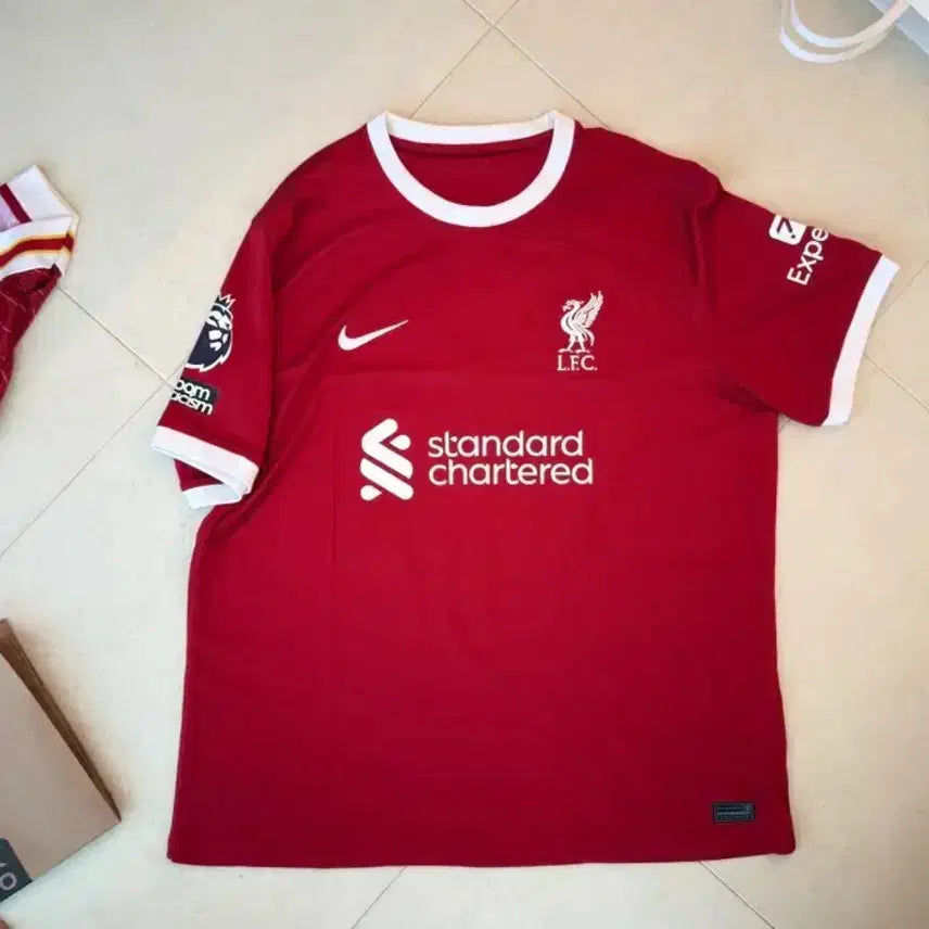 [BUNJANG] Liverpool 23/24 Home Jersey Van Dijk #4 Replica / 리버풀 23/24 홈 유니폼 반다이크 No.4