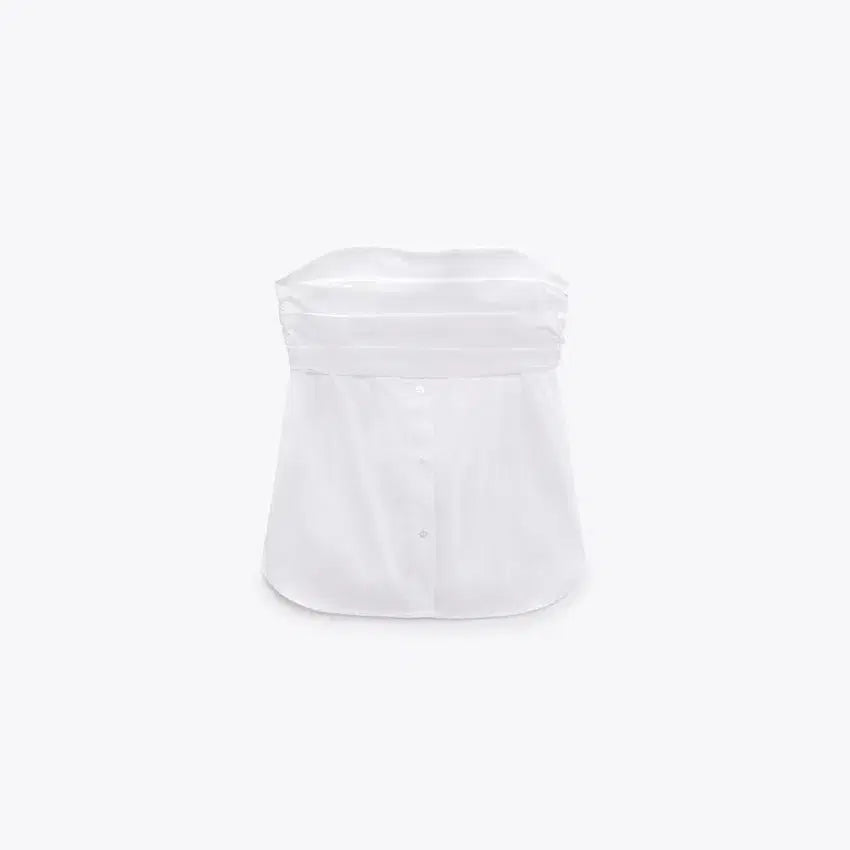 [BUNJANG] Zara Elastic Poplin Top / 자라 zara 엘라스틱 포플린 탑