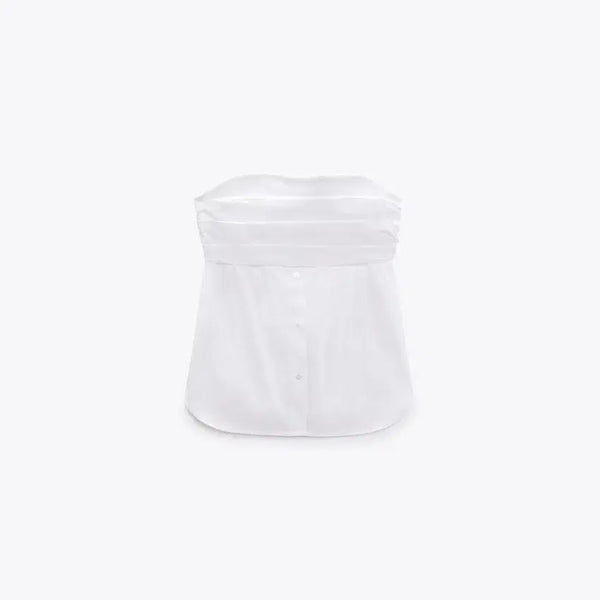[BUNJANG] Zara Elastic Poplin Top / 자라 zara 엘라스틱 포플린 탑