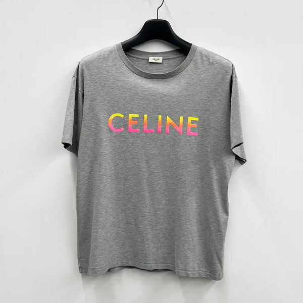[BUNJANG] Celine Logo Short Sleeve T-Shirt / AB2 / 셀린느 로고 반팔티 Ssize