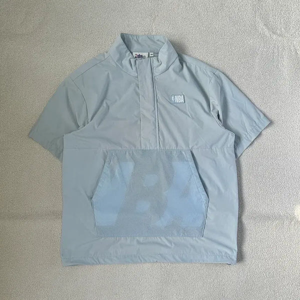 [BUNJANG] NBA Kids Anorak Jumper - Sky Blue (Size 150) / NBA 반팔 아노락 점퍼