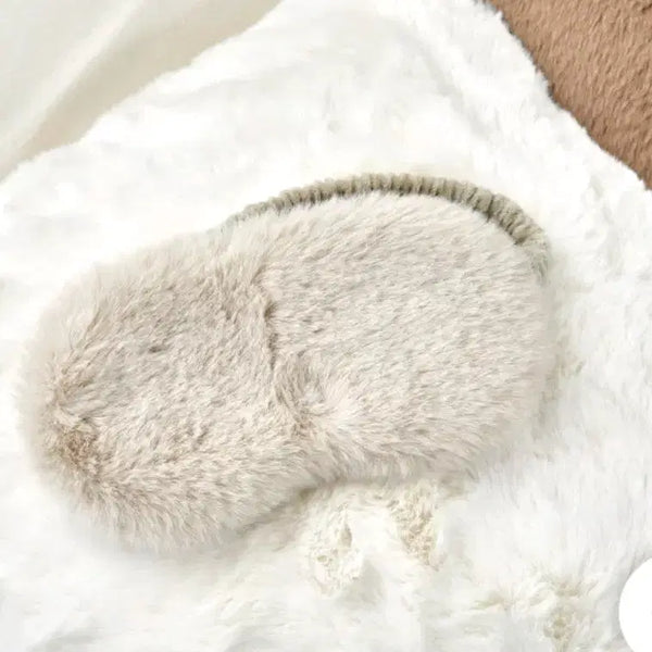[BUNJANG] Cozy Plush Eye Mask / 퍼안대