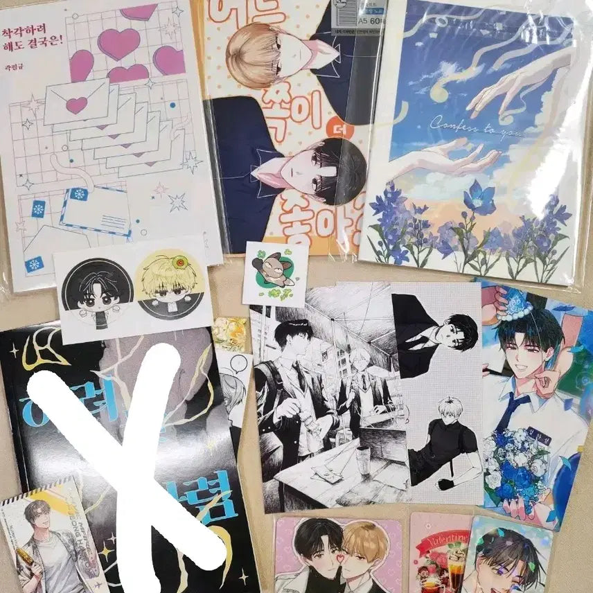[BUNJANG] Lee Chang-heon Ha Sung-gi-ryeo Fanbook Photocard (Jeong Ha-seong, Kim Gi-ryeo, Isekai Chakak-heon) / 주말까지할인) 이착헌 하성기려 회지 포카 정하성 김기려 이세계착각헌터