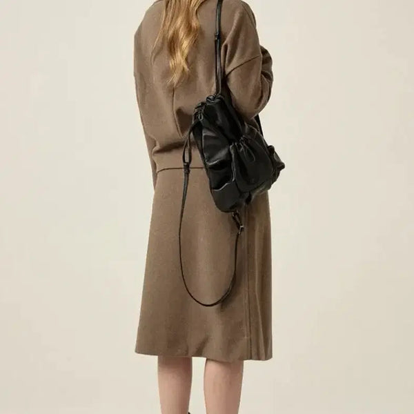 [BUNJANG] YURT PLI Lambskin Leather Backpack / 유르트 백팩 PLI 양가죽 가방