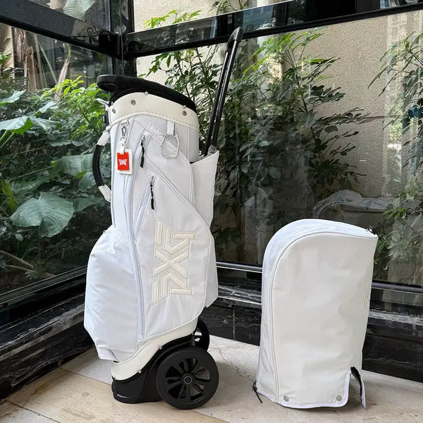 [BUNJANG] Wheeled Golf Bag Caddy Bag (White) / 바퀴형 골프백 휠캐디백  (화이트)
