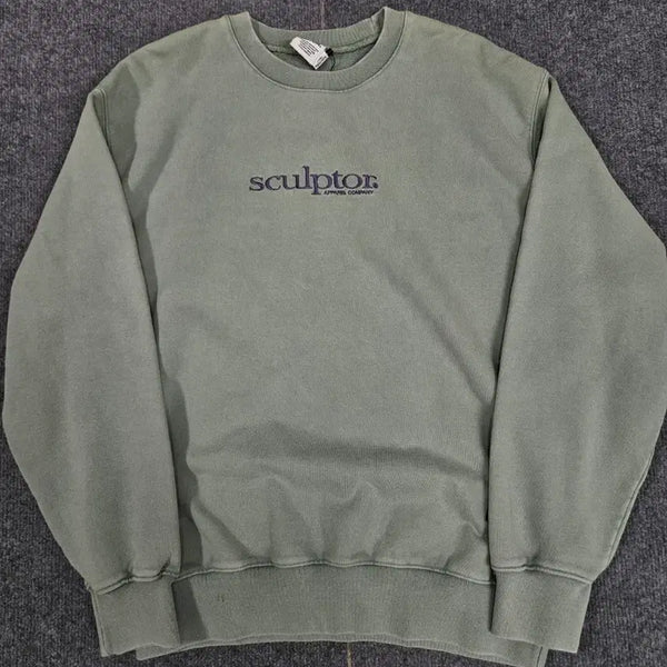 [BUNJANG] Sculptor Snow Wash Sweatshirt / 스컬프터 스노우 워시 스웻셔츠 급처