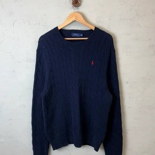 [BUNJANG] Polo Cable Knit L / [L] 폴로 케이블 니트