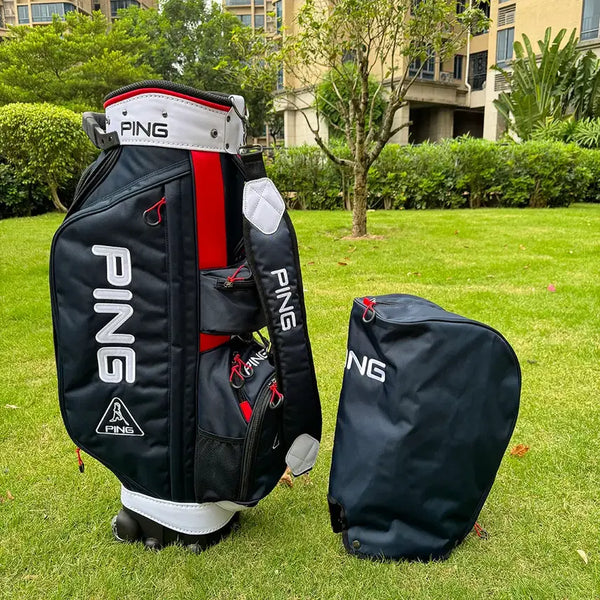 [BUNJANG] Waterproof Wheeled Golf Bag Pro Wheel Caddy Bag (Dark Blue) / 바퀴형 골프백 방수 프로 휠캐디백(다크블루)