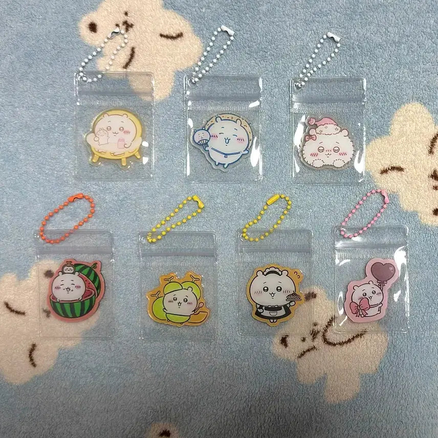 [BUNJANG] Chiikawa Character Acrylic Keychain Collection / 치이카와 캐릭터 아크릴 키링 모음