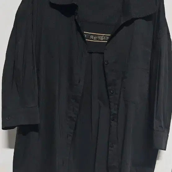 [BUNJANG] CC Collect Black Shirt / CC collect 블랙 남방 셔츠