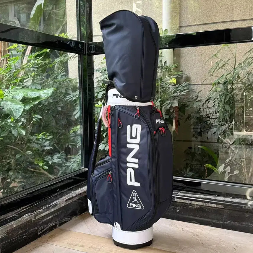 [BUNJANG] Pro Lightweight Waterproof Golf Bag (Dark Blue) / 골프백 초경량 방수 프로 캐디백(다크블루)