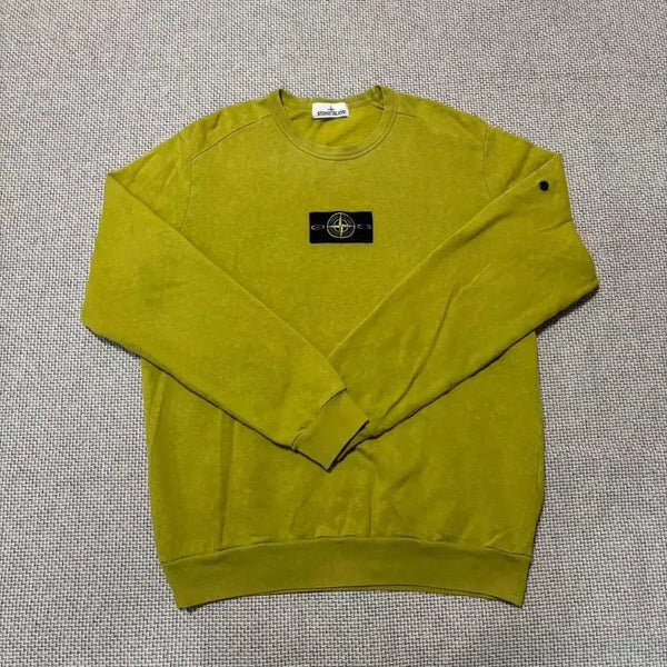 [BUNJANG] Stone Island Sweatshirt XL Mustard / [정품/XL size]스톤아일랜드 맨투맨