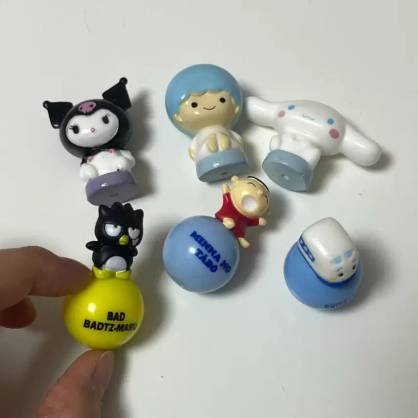 [BUNJANG] Sanrio Cinnamoroll & Badtz-Maru Bundle Figure Set / 산리오 시나모롤 바츠마루 외 일괄