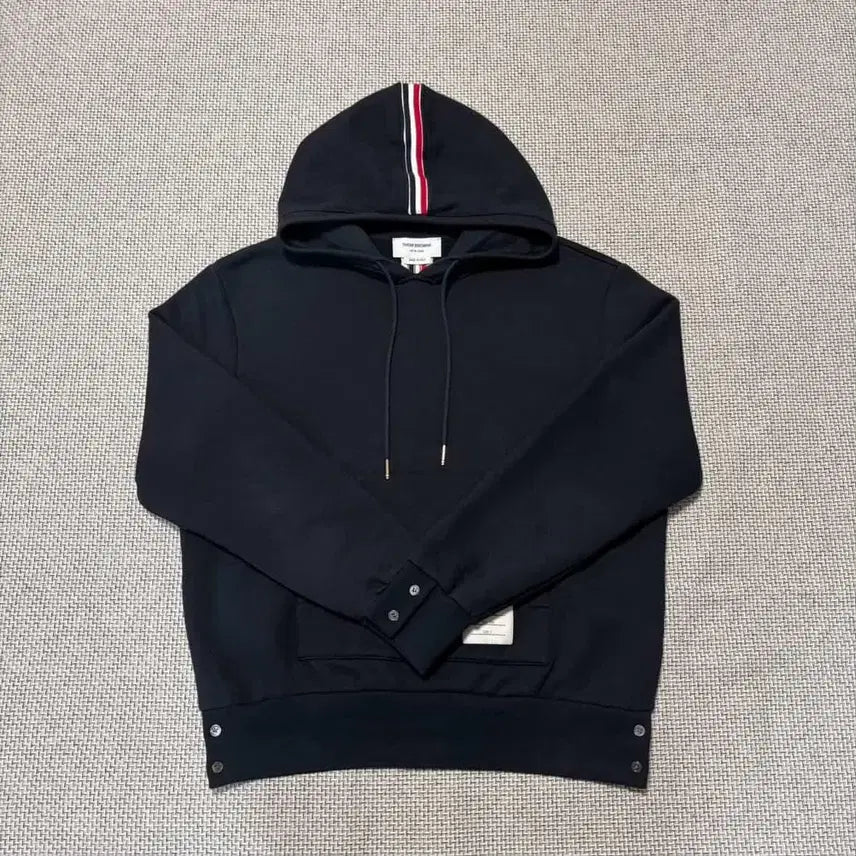 [BUNJANG] Thom Browne Back Tricolor Hoodie Navy Size 2 / [정품/2 size]톰브라운 백삼선 후드티