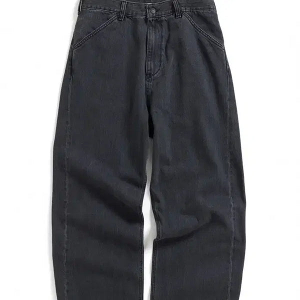 [BUNJANG] Hatching Room Curved Jeans Washed Black / (4)해칭룸 커브진 워시드 블랙