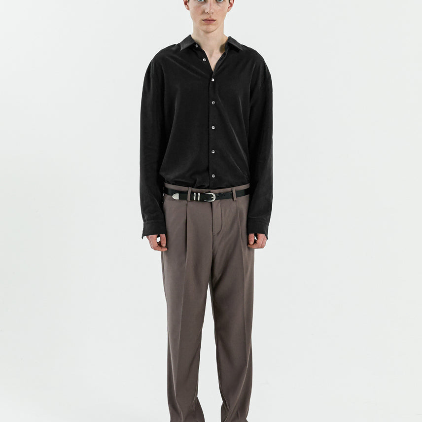 [BUNJANG] Elmood Signature Wide Slacks Mauve Beige / 46)엘무드 시그니처 와이드 슬랙스 MAUVE BEIGE 판매