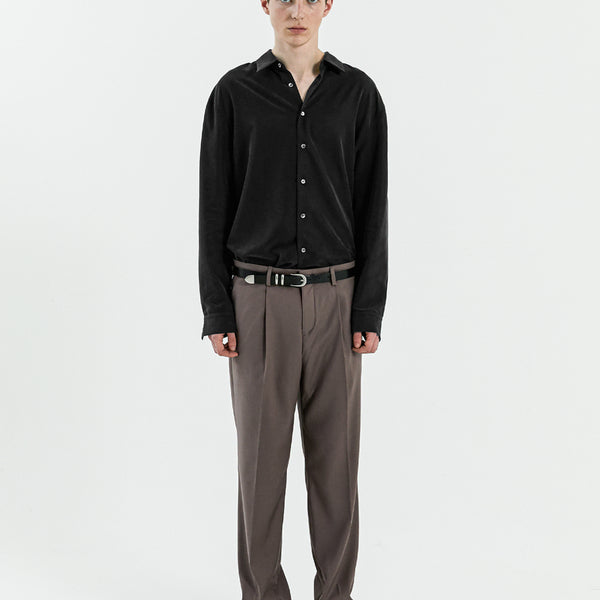 [BUNJANG] Elmood Signature Wide Slacks Mauve Beige / 46)엘무드 시그니처 와이드 슬랙스 MAUVE BEIGE 판매