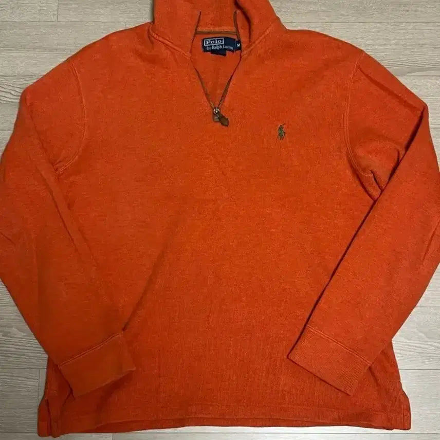 [BUNJANG] Polo Ralph Lauren Half-Zip Long Sleeve T-Shirt M / 폴로 랄프로렌 반집업