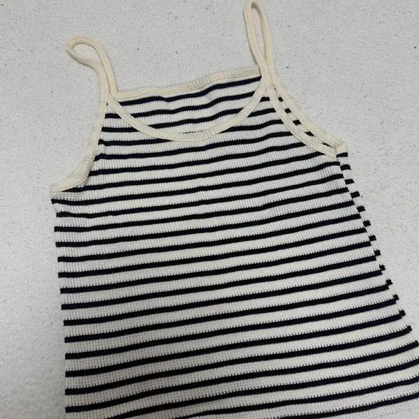 [BUNJANG] Striped Sleeveless Top / 줄무늬 나시