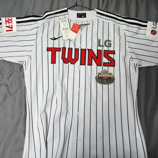 [BUNJANG] LG Twins Son Joo-young 2023 Championship Embroidered Authentic Jersey Size 110 / (110) LG트윈스 손주영 통합우승 자수마킹 어센틱 유니폼 새것