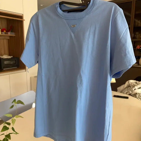 [BUNJANG] 51 Percent Sky Blue Cotton T-Shirt (Size S) / 51퍼센트 깔끔한 하늘색 반팔티 S