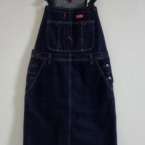 [BUNJANG] Dickies Denim Overall Skirt / 디키즈 데님 오버롤 스커트 멜빵치마