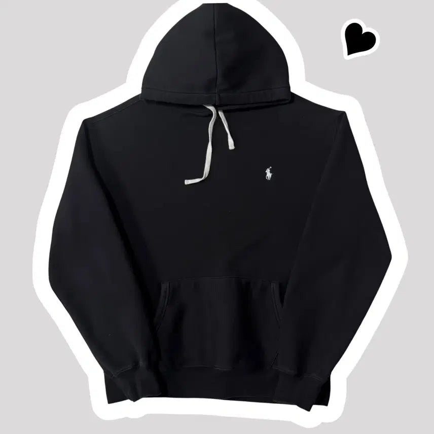 [BUNJANG] Polo Ralph Lauren New Model Black Hoodie T-Shirt XL / 신형 폴로 랄프로렌 블랙 후드티셔츠