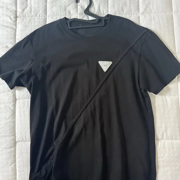 [BUNJANG] 51Percent Black Line Point Short Sleeve T-Shirt Size M / 51퍼센트 블랙 라인 포인트 반팔티 M사이즈(새제품)