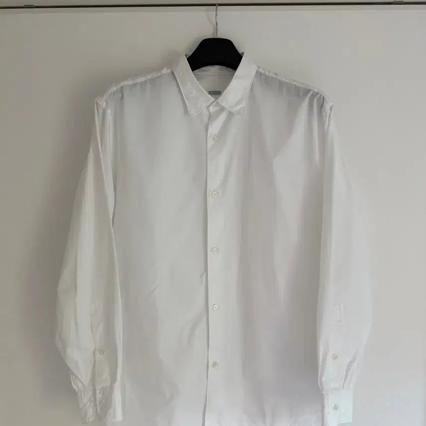 [BUNJANG] a.presse Regular Cotton Shirt White / [2] a.presse 아프레쎄 셔츠 화이트