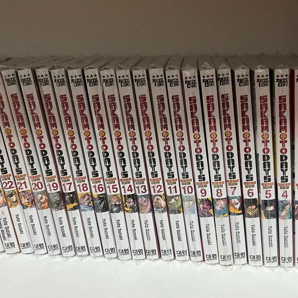 [BUNJANG] Sakimotodaze Manga Volumes 1-22 + Novel / 사카모토 데이즈 만화책 1-22권+소설