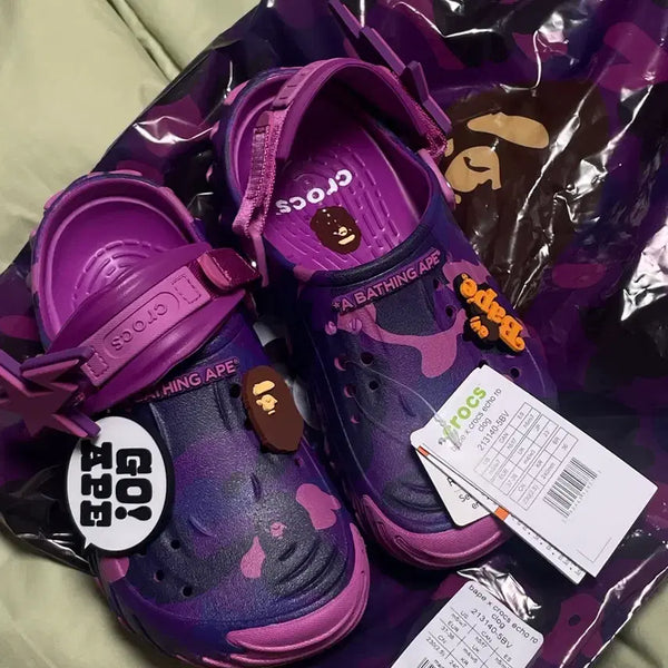 [BUNJANG] Crocs x BAPE ECO RO Clog Purple / [새상품]크록스 x 베이프 에코 RO 클로그 퍼플