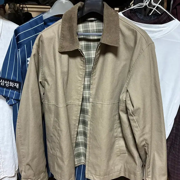 [BUNJANG] Uniqlo Utility Jacket Beige L / 유니클로 유틸리티 자켓 베이지 L