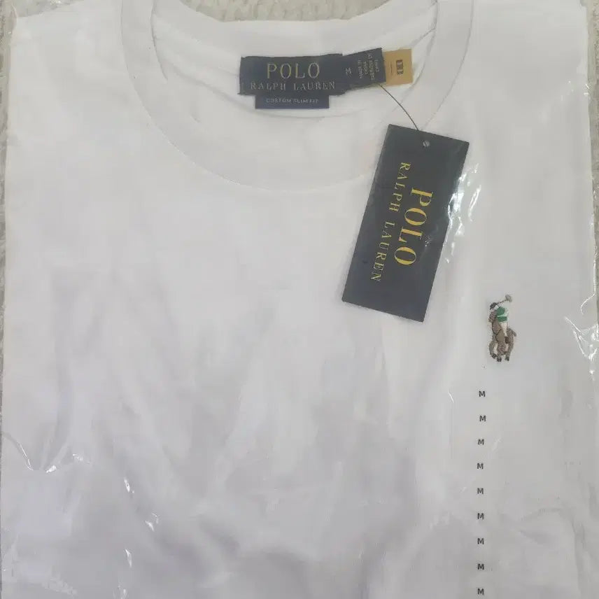 [BUNJANG] Polo Ralph Lauren White T-Shirt / 폴로 랄프로렌 화이트 반팔티셔츠.새상품.특가