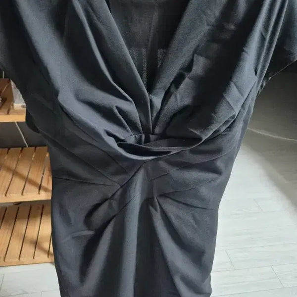 [BUNJANG] Black Twist Wrap Dress / 블랙 꼬임 원피스