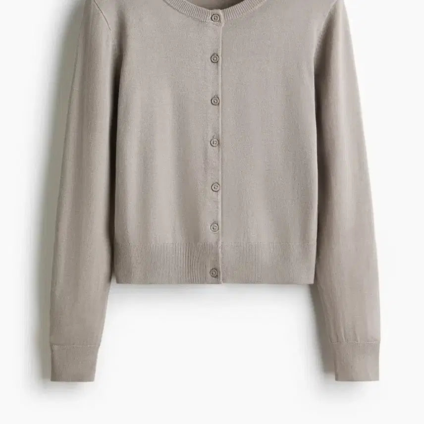 [BUNJANG] Fine Knit Cardigan Light Gray S / 파인니트가디건 라이트 그레이지 S