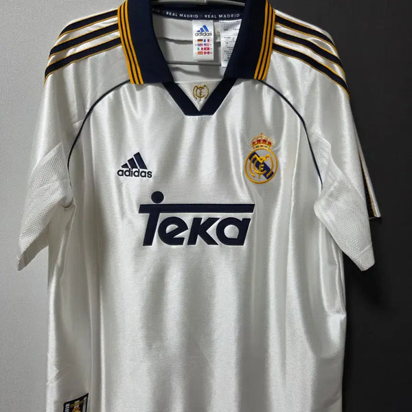 [BUNJANG] Real Madrid 1999-2000 Retro Replica Jersey (Korea L) / 99-00 레알마드리드 복각 레트로 (한국L)