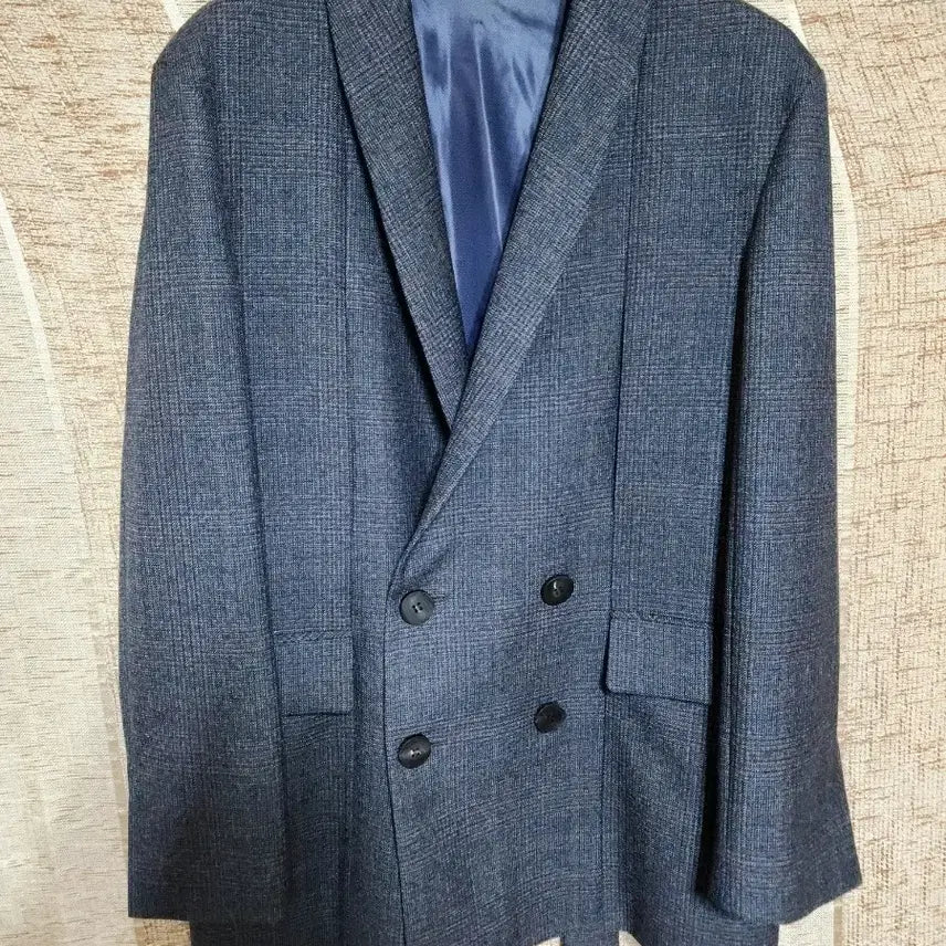 [BUNJANG] Wooyoungmi Shawl Collar Check Jacket Size 46 / 우영미 숄카라 체크 재킷 (46)